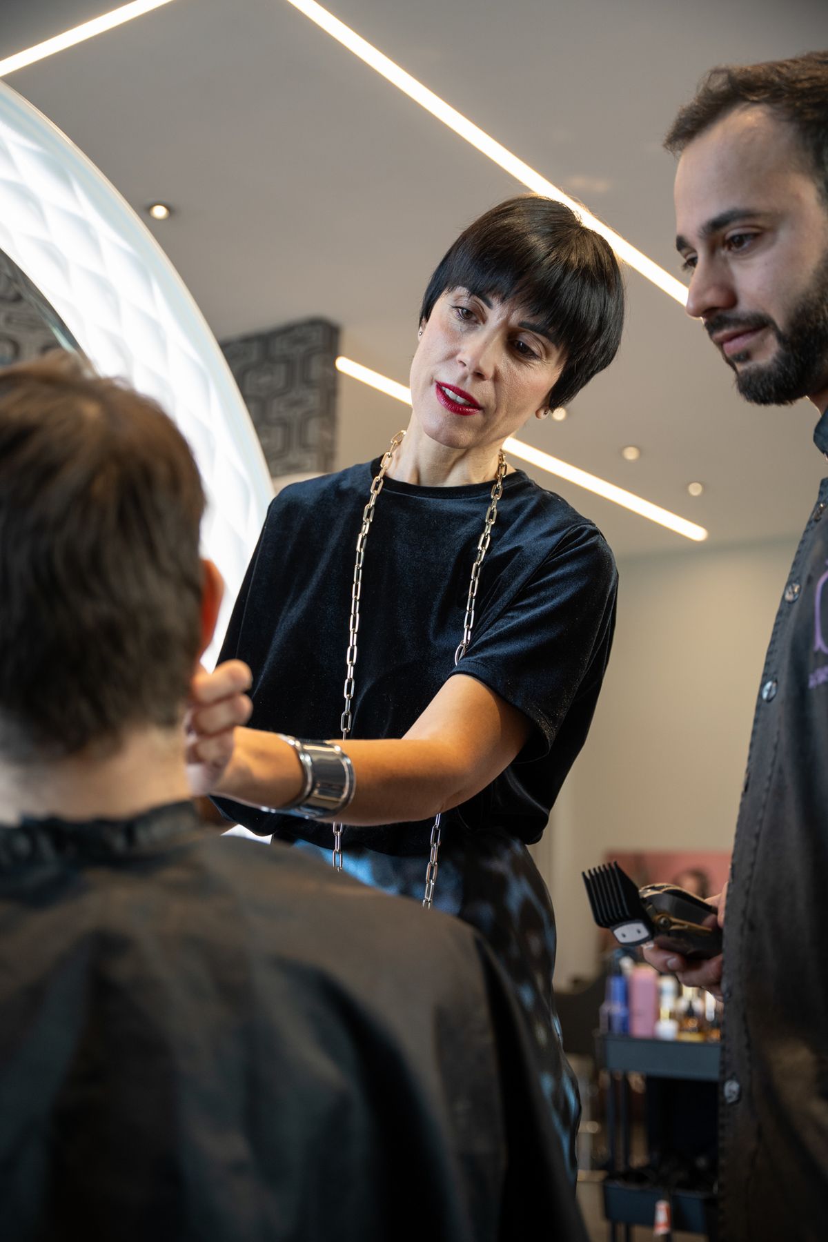 Caroline Georganidis al lavoro