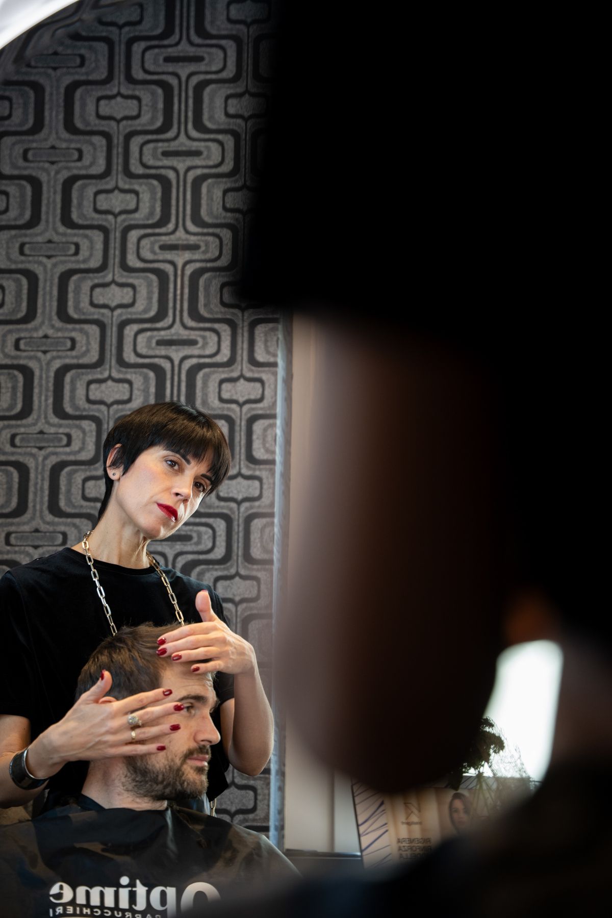 Caroline Georganidis al lavoro
