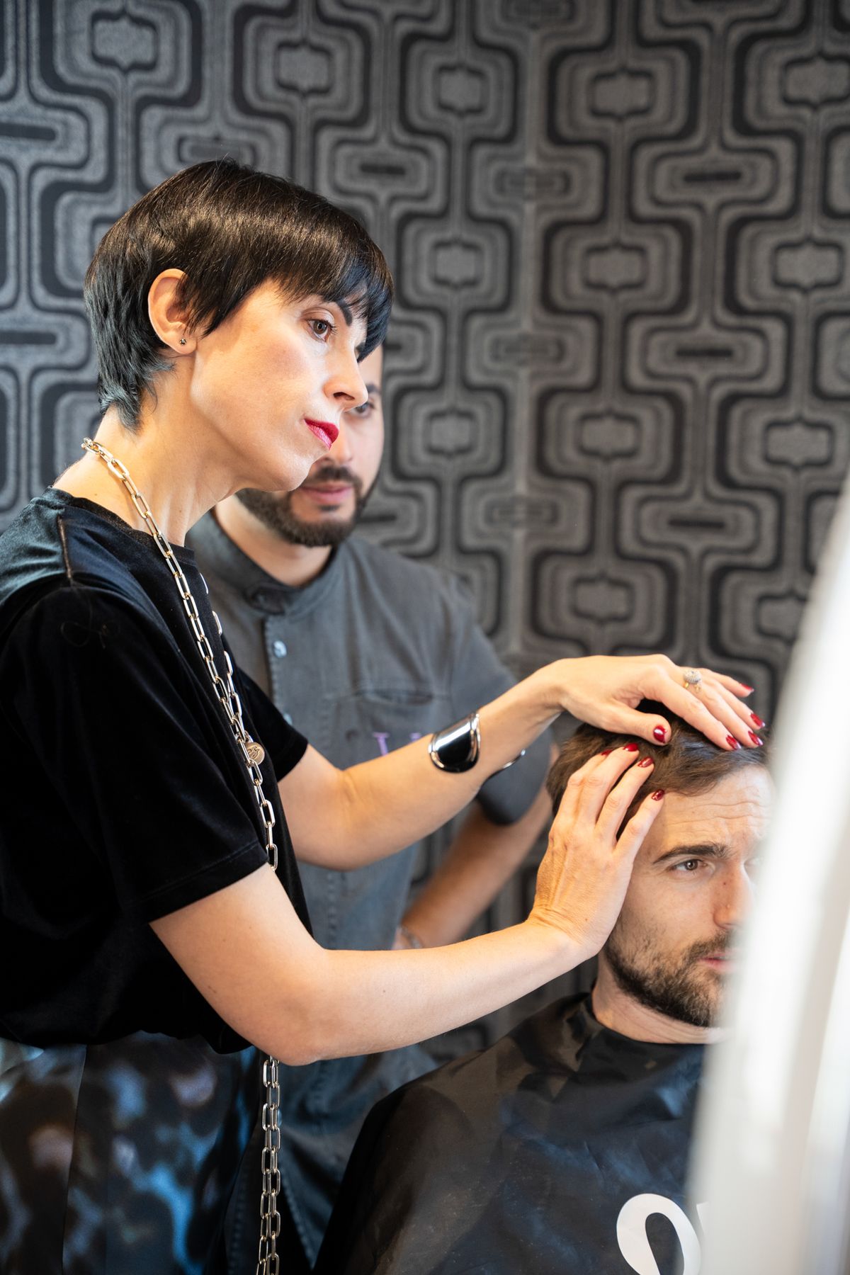 Caroline Georganidis al lavoro